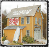 Bar Mills HO scale Captain Jacks Boat & Bait House - Laser-Cut Building kit 0892