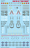 Caracal 1/72 decals - Air Force QF-4E Team Target - CD72132