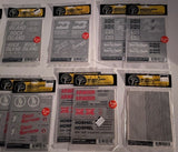 Woodland Scenics Dry Transfers 13pc bundle Heralds & Signs UP, Frisco, Reefers