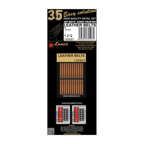 HGW 1/35 scale - 20mm immitation leather belts - 135507