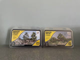 Woodland Scenics 2 Realistic Tree Kits (Deciduous) - 1pk of 21 and 1 pack of 6