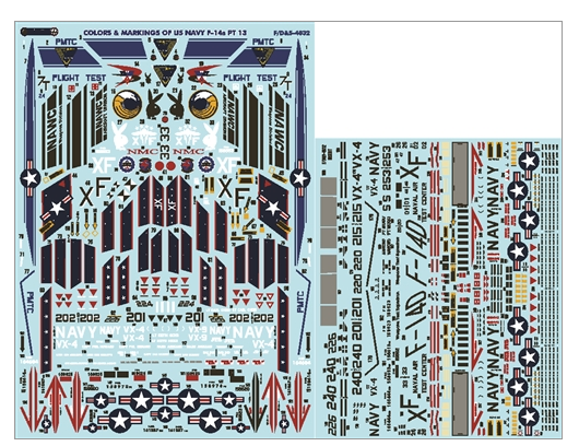 Furball 1/48 decals USN F-14 Tomcats Colors & Markings Part XIII Furball 1/48 decals USN F-14 Tomcats Colors & Markings Part XIII