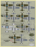 Furball 1/48 decals Colors and Markings of P-51 Part II - FDS4835 14 options