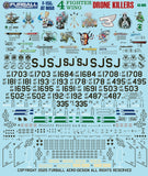 Furball 1/48 decals F-15E AT War 4th Fighter Wing Drone Killers - 48-098