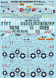 Furball 1/48 decals Colors and Markings of P-51 Part II - FDS4835 14 options
