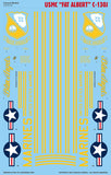 Caracal 1/72 decal CD72123 - USMC C-130J "Fat Albert" for the Italeri kit