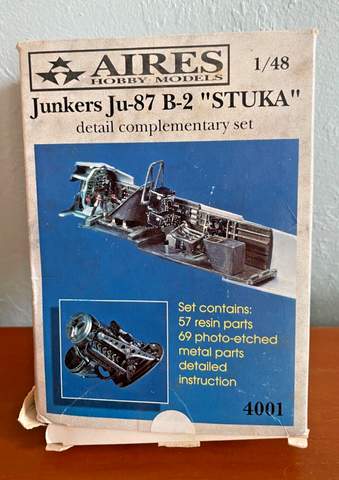 1:48 Aires Complimentary Detail Set for Hasegawa Ju 87 B-2 Stuka ARZ4001