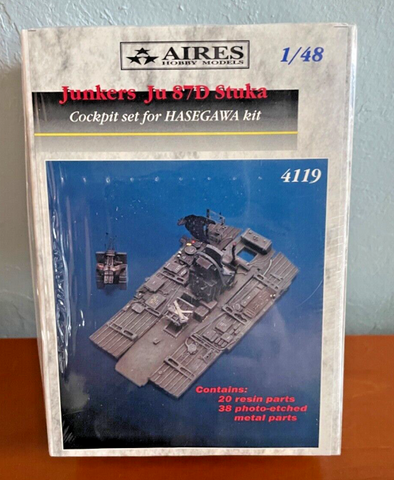 1:48 Aires Detail Set for Hasegawa Ju 87 D Stuka ARZ4119