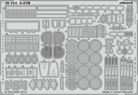 Eduard 1/48 photoetch 49724 - for A-37B for Trumpeter