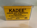 Kadee HO scale 4016 - 40' PS-1 Boxcar Single 6' Door Green Bay & Western #799