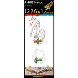 HGW 1/32 scale A-20G Havoc aircraft textile seatbelts - 132641