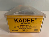 Kadee HO scale 4013 - 40' PS-1 Standard Boxcar Single 6' Door Monon #843