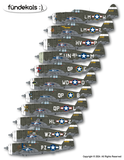 Fundekals 1/48 decals P-47 Thunderbolts for Tamiya - 48041