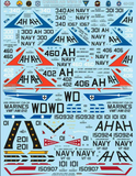 Bullseye 1/48 Decals 48031 - A-4s & F-8s Carrier Air Wing 16 USS Oriskany 1965-67