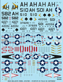 Bullseye 1/48 Decals 48031 - A-4s & F-8s Carrier Air Wing 16 USS Oriskany 1965-67