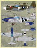Furball 1/48 decals Colors and Markings of P-51 Part II - FDS4835 14 options