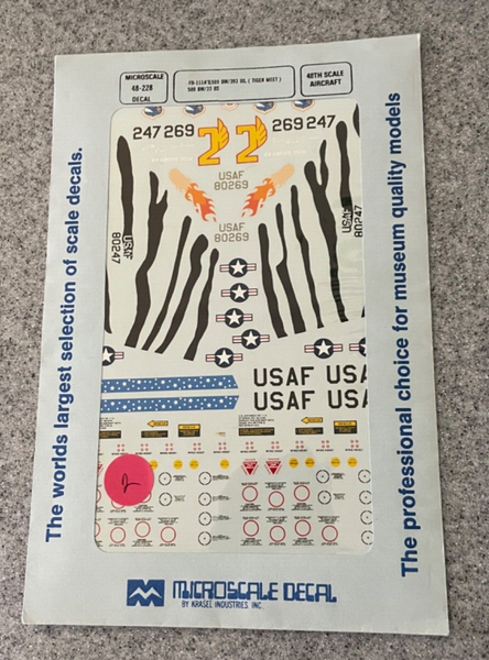Microscale Decals 1:48 FB-111 A Aardvarks for Academy 48-228 Microscale Decals 1:48 FB-111 A Aardvarks for Academy 48-228