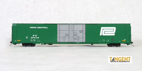 Tangent 25027-06 HO Scale Greenville 86' HC DPD Box Car Penn Central #295159
