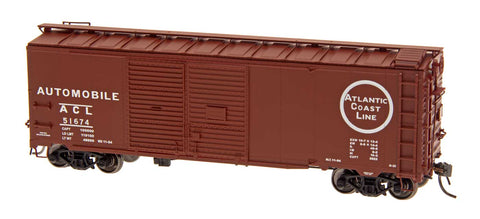 Red Caboose RR-38577-02 HO Scale AAR DD Boxcar Atlantic Coast Line #51674