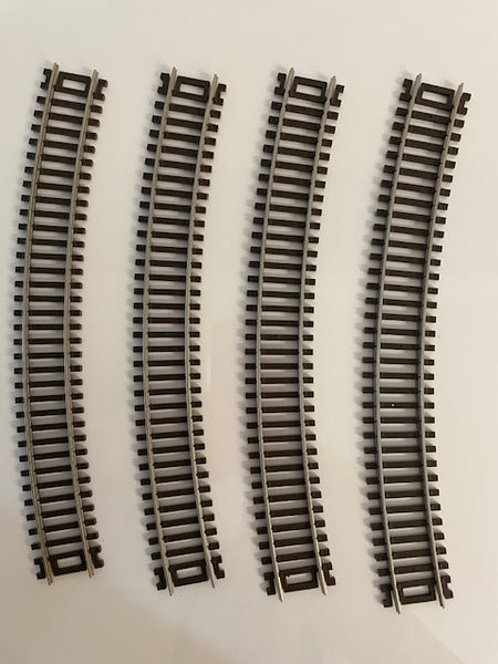 Atlas HO Scale Code 100 Nickel Silver 1/2-18 Radius Sections (4pc Atlas HO Scale Code 100 Nickel Silver 1/2-18 Radius Sections (4pc