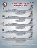 Bullseye 1/48 Decals for F-15A F-15C Eagle Gathering of Eagles #2 48046 for GWH