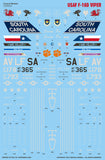 Caracal 1/48 decal CD48232- US Air Force F-16D Viper for Kinetic or HSG