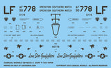 Caracal 1/48 decal CD48232- US Air Force F-16D Viper for Kinetic or HSG