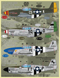 Furball 1/48 decals Colors and Markings of P-51 Part II - FDS4835 14 options