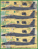 Furball 1/48 decals F-15E AT War 4th Fighter Wing Drone Killers - 48-098