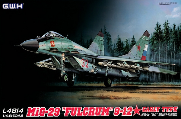 Great Wall Hobby 1/48 MiG-29 9-12 Fulcrum Early Type - kit L4814 w