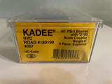 Kadee HO scale 4057 - 40' PS-1 Boxcar Single 6' 5 Panel Door NYC RD#180199