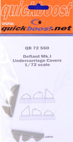 Quickboost 1/72 Defiant Mk.I undercarriage covers for Airfix - QBT-72560