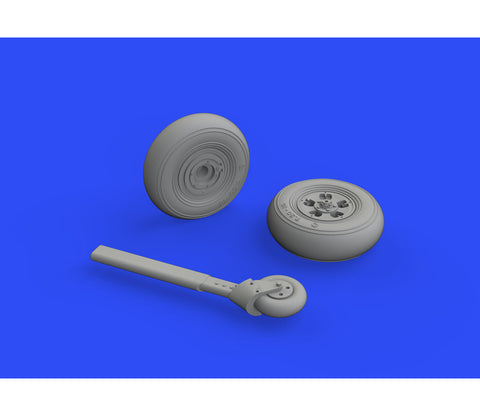 Eduard Brassin 1/48 Scale Spitfire Mk. I wheels for Eduard kit - 648579