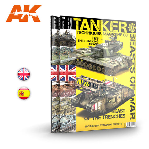 AK Interactive TANKER TECHNIQUES Magazine/Issue 08 - AK4832 BEASTS OF WAR