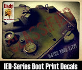 Uschi 1/35 Scale Footprint Decals with Mud Effects - #1013