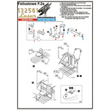 HGW 1/32 Felixstowe F.2a Seatbelts for Wingnut Wings - 132561