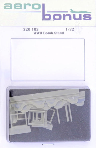 Aerobonus by Aires 1/32 Resin Bomb stand WWII - AEB320103 Aerobonus by Aires 1/32 Resin Bomb stand WWII - AEB320103