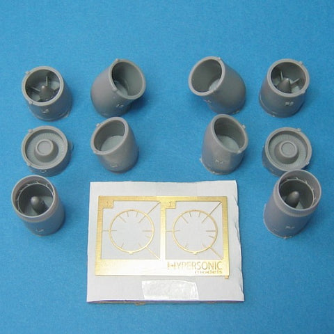 Hypersonic Models 1/48 Resin EA-6B Prowler Exhaust for Kinetic/ITA - HSMR48025