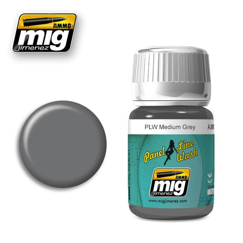 Panel Line Wash Medium Grey AMIG-1601 Ammo Mig Jimenez 35ml