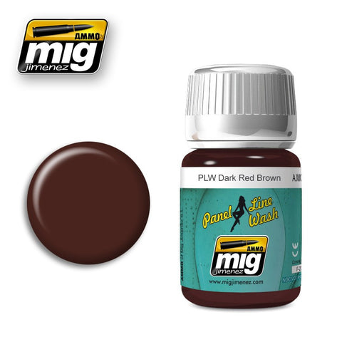 Panel Line Wash Dark Red Brown AMIG-1605 Ammo Mig Jimenez 35ml