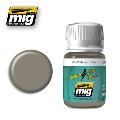 Panel Line Wash Medium Tan AMIG-1606 Ammo Mig Jimenez 35ml