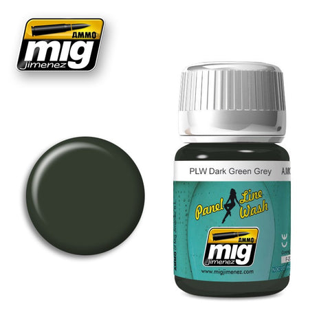 Panel Line Wash Dark Green Grey AMIG-1608 Ammo Mig Jimenez 35ml