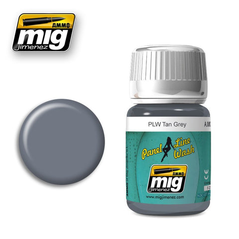 Panel Line Wash Tan Grey AMIG-1610 Ammo Mig Jimenez 35ml