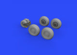 Eduard 1/48 Brassin undercarriage wheels for Su-34 for HobbyBoss - 648326
