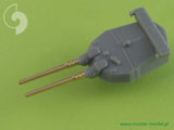 Master Model 1/700 IJN Vickers and 41st Yr Type Barrels 8pcs - SM700009