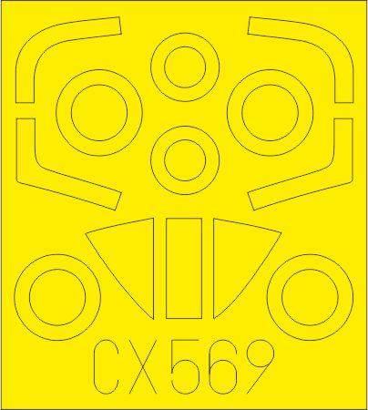 Eduard 1/72 Scale Mask for A-4M (Hobby 2000, Fujimi) - CX569