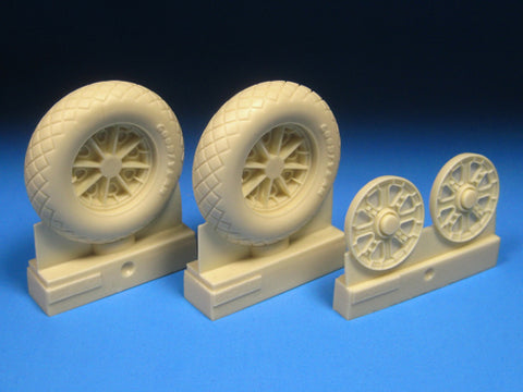 BarracudaCast 1/24 scale F6F Hellcat Diamond Tread Wheels - BR24412