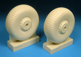 Barracuda Cast 1/32 scale Lancaster Mainwheels Block Tread BR32410 for HK Models