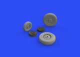 Brassin 1/72 Scale Resin Buccaneer S.2C wheels (Airfix) - #672229
