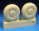 Barracuda Cast 1/72 scale Lancaster Mainwheels Block Tread BR72415 for Airfix